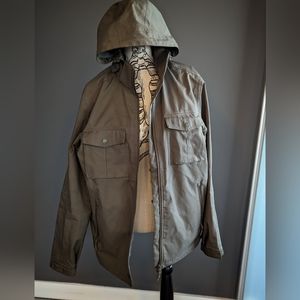 4 FOR $100  -  Roots Spring and Fall Jacket in Olive Army Green Unisex
